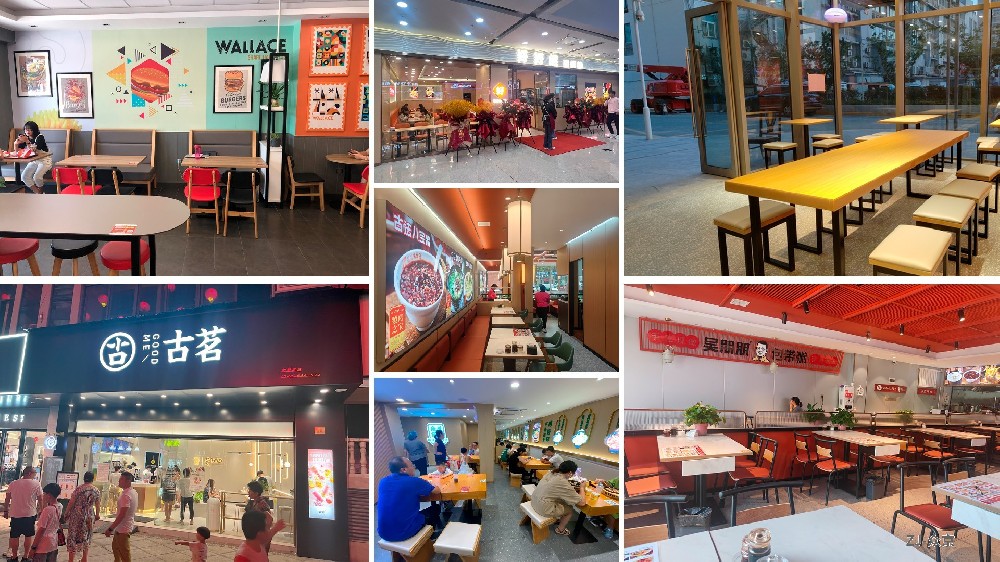 炸鸡汉堡店桌椅，打造温馨舒适的用餐体验