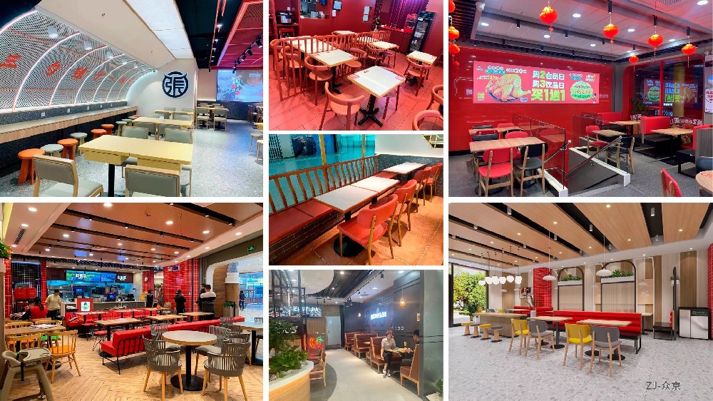 ZJ-众京-快餐桌椅：引领现代餐饮潮流，打造完美就餐体验